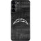 NFL Los Angeles Chargers Black & White Galaxy S22 Plus Skin