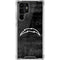 NFL Los Angeles Chargers Black & White Galaxy S22 Ultra Clear Case
