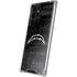 NFL Los Angeles Chargers Black & White Galaxy S22 Ultra Clear Case