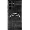NFL Los Angeles Chargers Black & White Galaxy S22 Ultra Skin