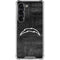 NFL Los Angeles Chargers Black & White Galaxy S23 Clear Case