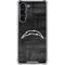 NFL Los Angeles Chargers Black & White Galaxy S23 Plus Clear Case
