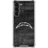 NFL Los Angeles Chargers Black & White Galaxy S23 Plus Clear Case