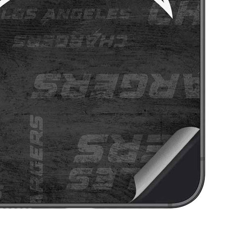 NFL Los Angeles Chargers Black & White Galaxy S23 Plus Skin