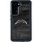 NFL Los Angeles Chargers Black & White Galaxy S23 Plus Waterproof Case