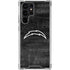 NFL Los Angeles Chargers Black & White Galaxy S24 Ultra Clear Case