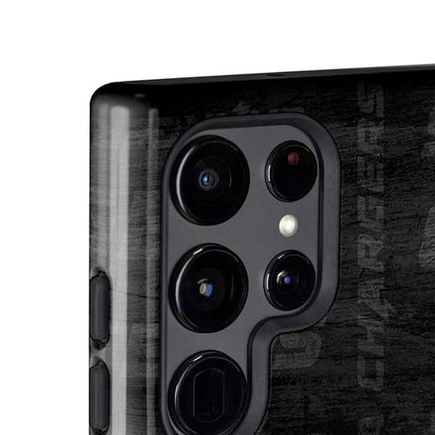 NFL Los Angeles Chargers Black & White Galaxy S24 Ultra Impact Case