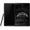 NFL Los Angeles Chargers Black & White Samsung Galaxy Tab Skin