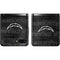 NFL Los Angeles Chargers Black & White Galaxy Z Flip Skin