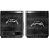 NFL Los Angeles Chargers Black & White Galaxy Z Flip Skin