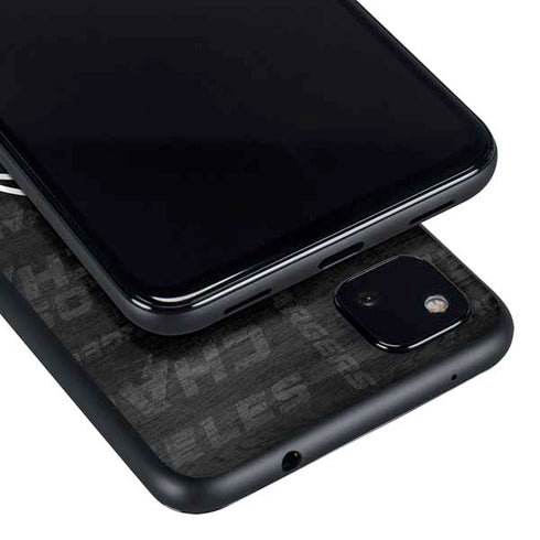 NFL Los Angeles Chargers Black & White Google Pixel 4a Skin