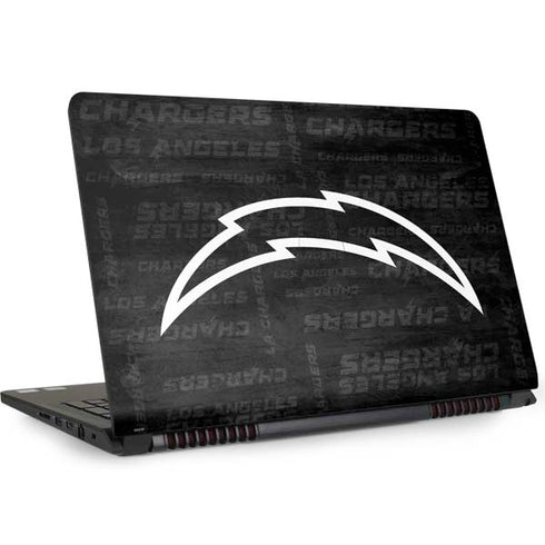 NFL Los Angeles Chargers Black & White Dell Inspiron Skin