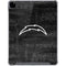 NFL Los Angeles Chargers Black & White iPad Pro 12.9in (2020) Clear Case