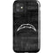 NFL Los Angeles Chargers Black & White iPhone 11 Impact Case