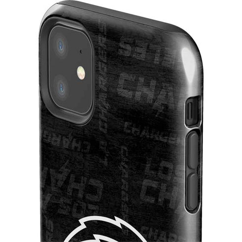 NFL Los Angeles Chargers Black & White iPhone 11 Impact Case