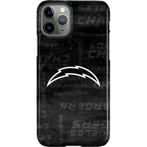 NFL Los Angeles Chargers Black & White iPhone 11 Pro Lite Case