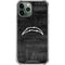 NFL Los Angeles Chargers Black & White iPhone 11 Pro Max Clear Case
