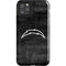 NFL Los Angeles Chargers Black & White iPhone 11 Pro Max Impact Case