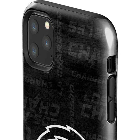 NFL Los Angeles Chargers Black & White iPhone 11 Pro Max Impact Case