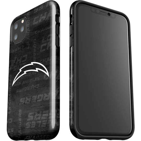 NFL Los Angeles Chargers Black & White iPhone 11 Pro Max Impact Case
