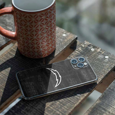 NFL Los Angeles Chargers Black & White iPhone 11 Pro Skin