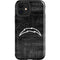 NFL Los Angeles Chargers Black & White iPhone 12 Impact Case