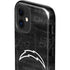 NFL Los Angeles Chargers Black & White iPhone 12 Impact Case