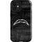 NFL Los Angeles Chargers Black & White iPhone 12 Mini Impact Case