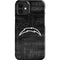 NFL Los Angeles Chargers Black & White iPhone 12 Mini Lite Case
