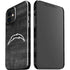 NFL Los Angeles Chargers Black & White iPhone 12 Mini Lite Case