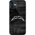 NFL Los Angeles Chargers Black & White iPhone 12 Mini Skin