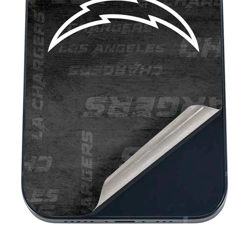 NFL Los Angeles Chargers Black & White iPhone 12 Mini Skin