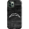 NFL Los Angeles Chargers Black & White iPhone 12 Pro Impact Case