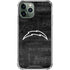 NFL Los Angeles Chargers Black & White iPhone 12 Pro Max Clear Case
