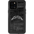 NFL Los Angeles Chargers Black & White iPhone 12 Pro Max Waterproof Case