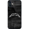 NFL Los Angeles Chargers Black & White iPhone 12 Skin