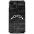 NFL Los Angeles Chargers Black & White iPhone 13 Clear Case
