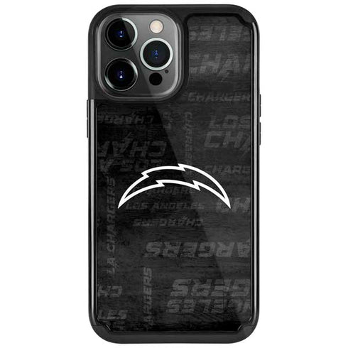 NFL Los Angeles Chargers Black & White iPhone 13 Pro Cargo Case
