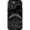 NFL Los Angeles Chargers Black & White iPhone 14 Pro Impact Case