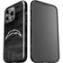 NFL Los Angeles Chargers Black & White iPhone 15 Pro Impact Case