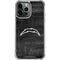 NFL Los Angeles Chargers Black & White iPhone 14 Pro Max Clear Case