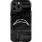NFL Los Angeles Chargers Black & White iPhone 14 Pro Max Impact Case