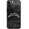 NFL Los Angeles Chargers Black & White iPhone 14 Pro Skin