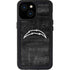 NFL Los Angeles Chargers Black & White iPhone 15 Waterproof Case