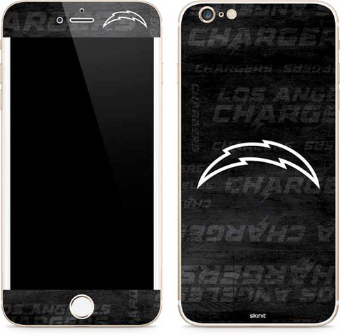 NFL Los Angeles Chargers Black & White iPhone 6/6s Plus Skin