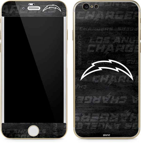 NFL Los Angeles Chargers Black & White iPhone 6/6s Skin