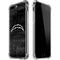 NFL Los Angeles Chargers Black & White iPhone 7/8 Plus Clear Case