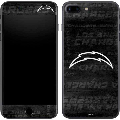 NFL Los Angeles Chargers Black & White iPhone 7 Plus Skin