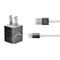 NFL Los Angeles Chargers Black & White iPhone Charger (5W USB) Skin