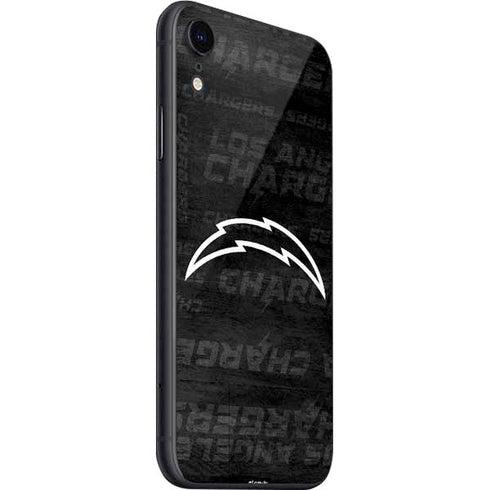 NFL Los Angeles Chargers Black & White iPhone SE (2nd & 3rd Gen) Skin